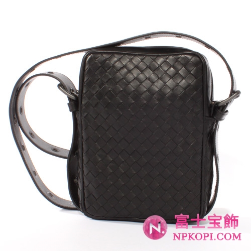 Bottega Veneta/ボッテガ・ヴェネタ  カーフレザー ショルダーバッグ ブラック 163313V46511000